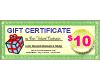Gift Certificate $ 10.00 (image for) Gift Certificate $ 10.00